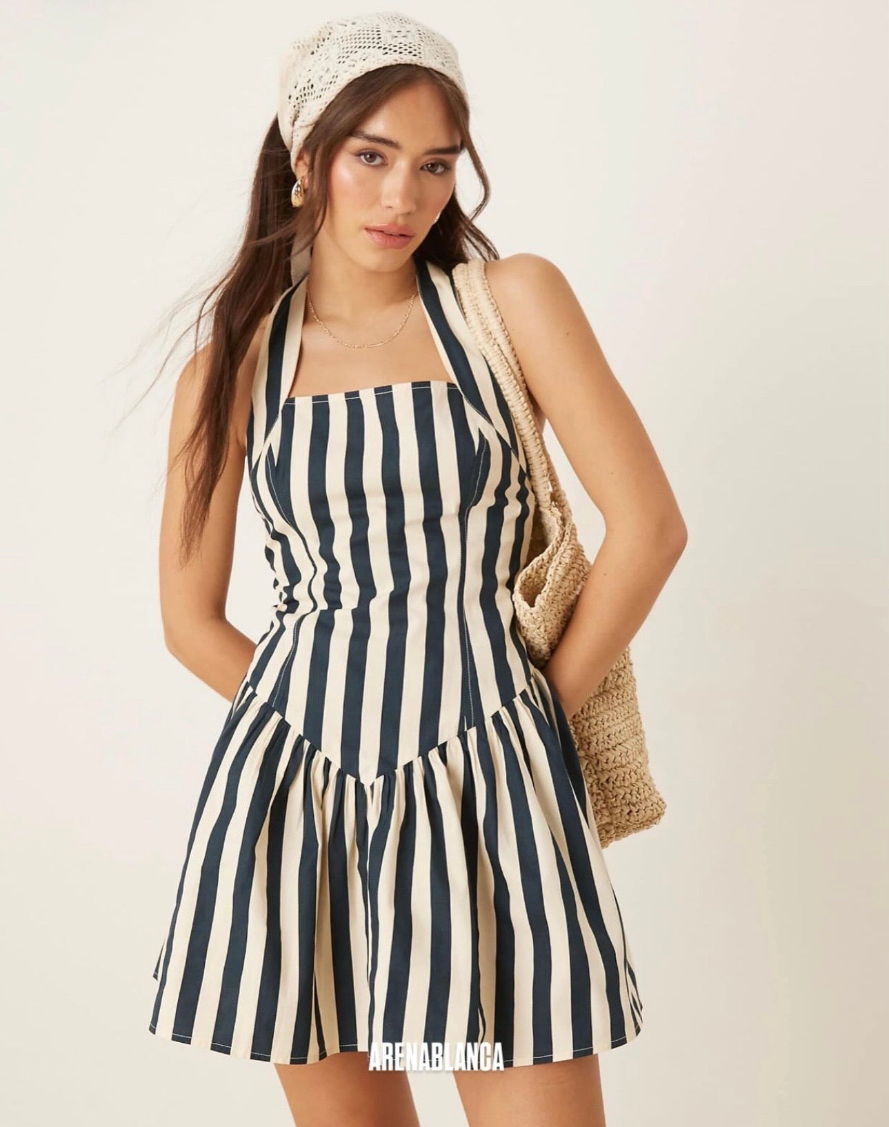 Sailor Chic Mini Dress