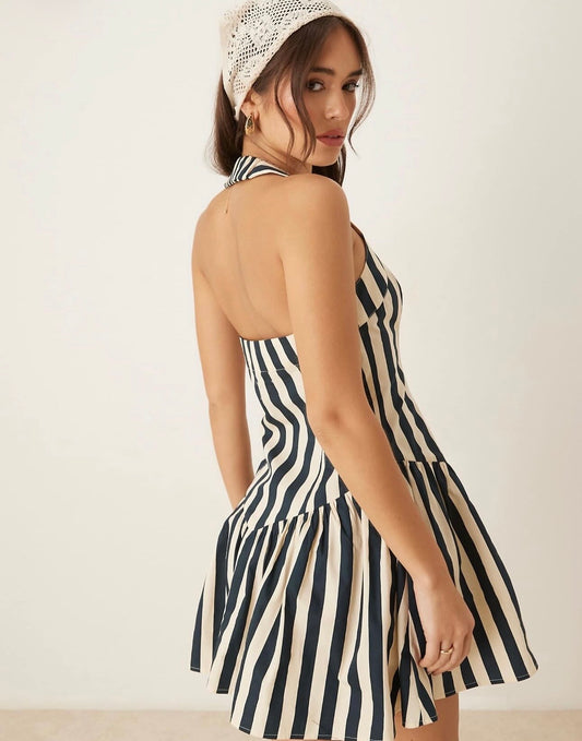 Sailor Chic Mini Dress