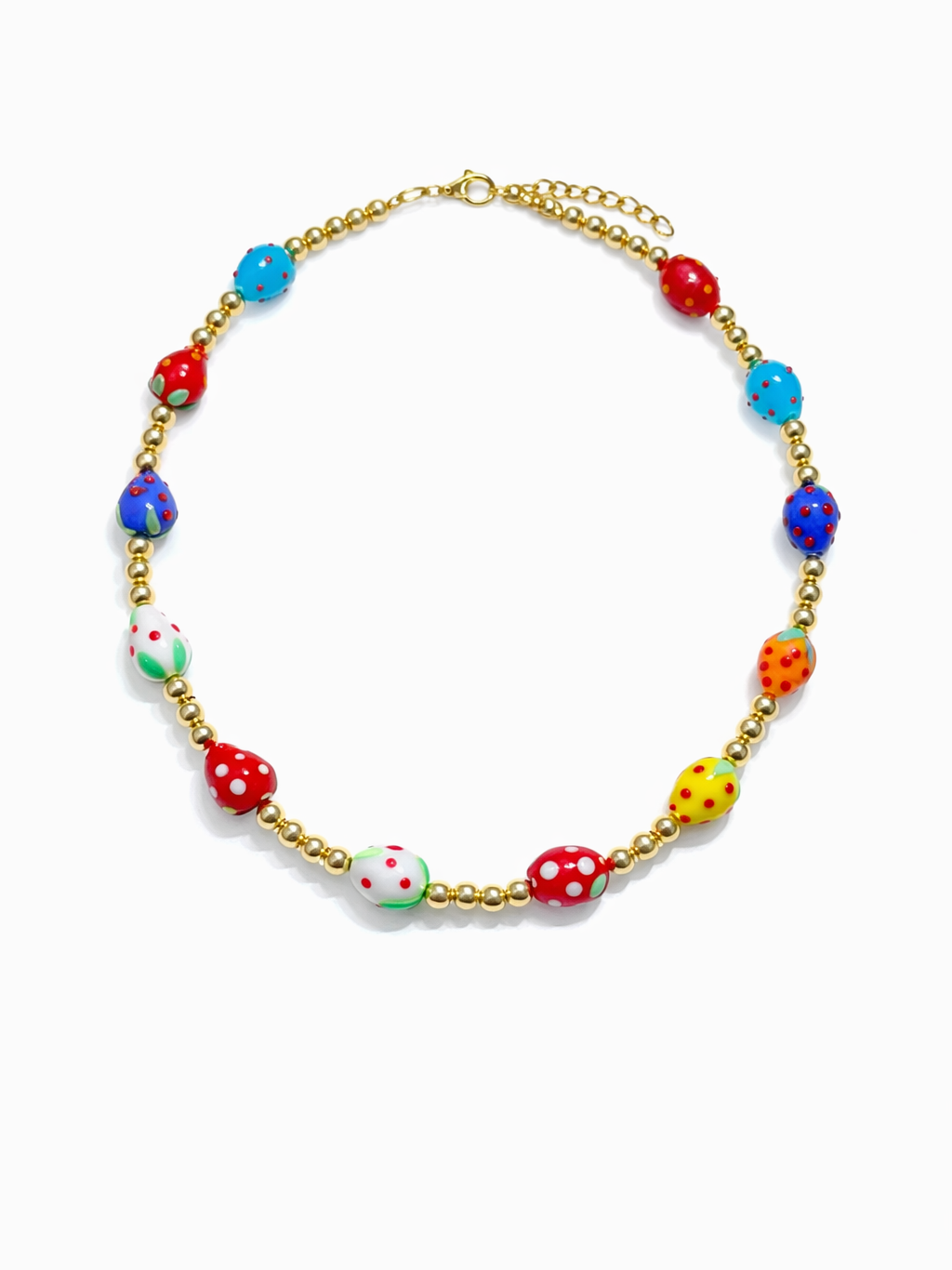 Strawberry Collar - 18k Gold Plated