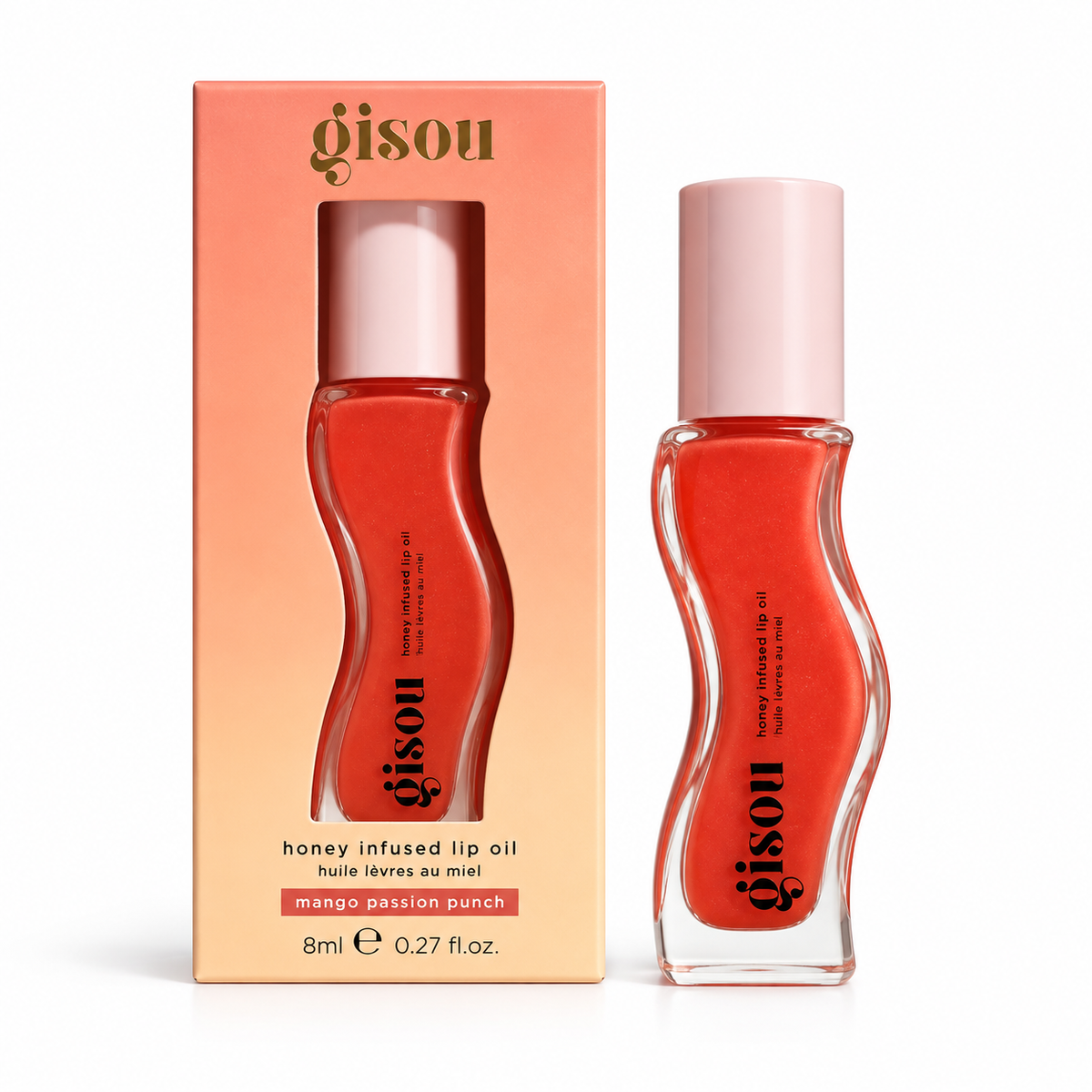 Gisou Honey Infused Lip Oil – Mango Passion Punch