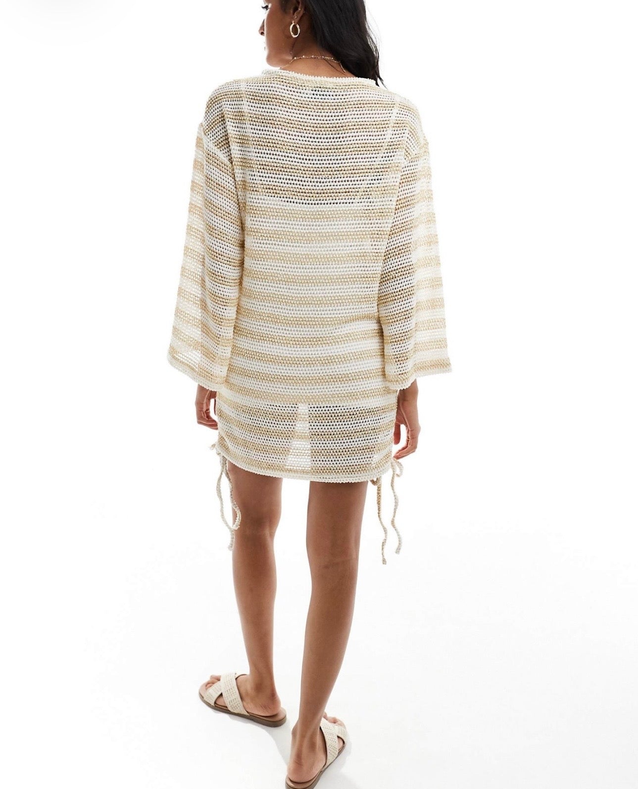 Golden Cayena Mini Dress & Cover Up