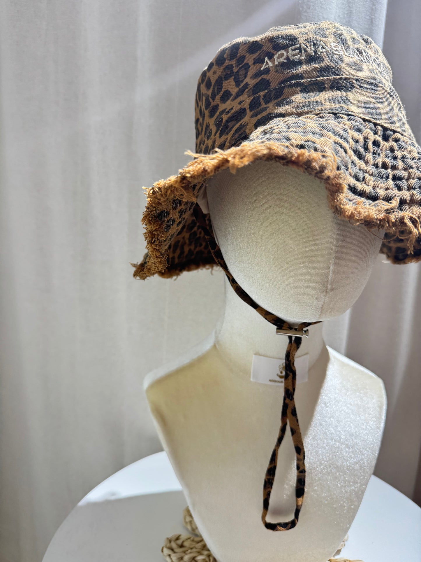 THE BRISA BUCKET HAT ANIMAL PRINT