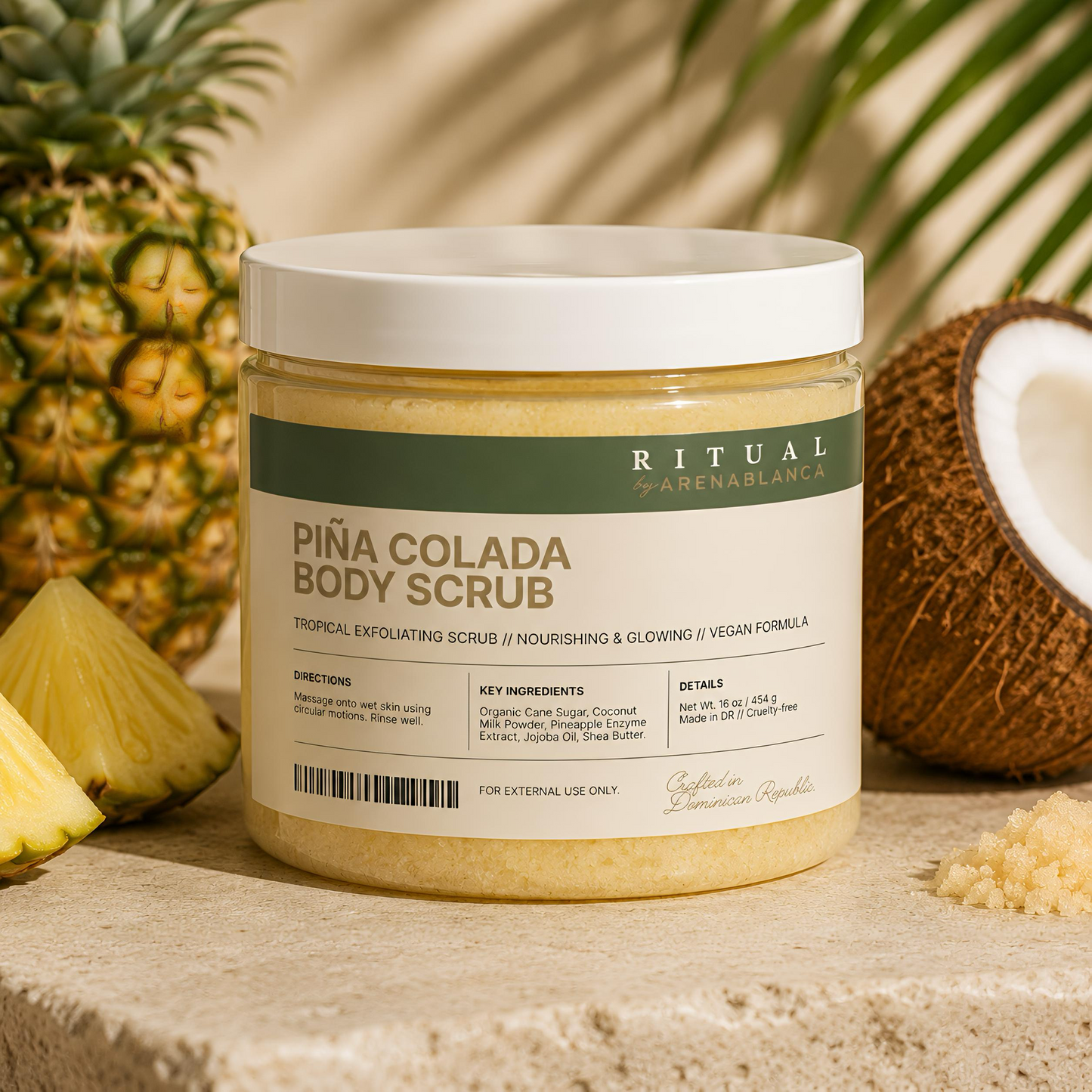 Ritual - Piña Colada Organic Body Scrub (16 onz)