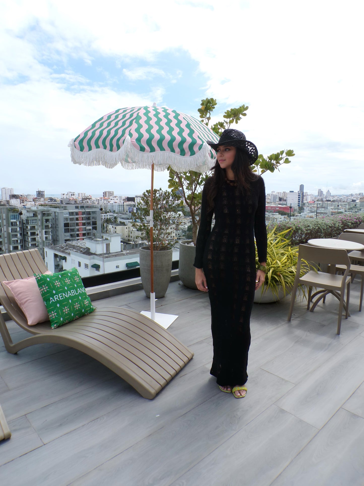 LA NUIT RIVIERA MAXI DRESS