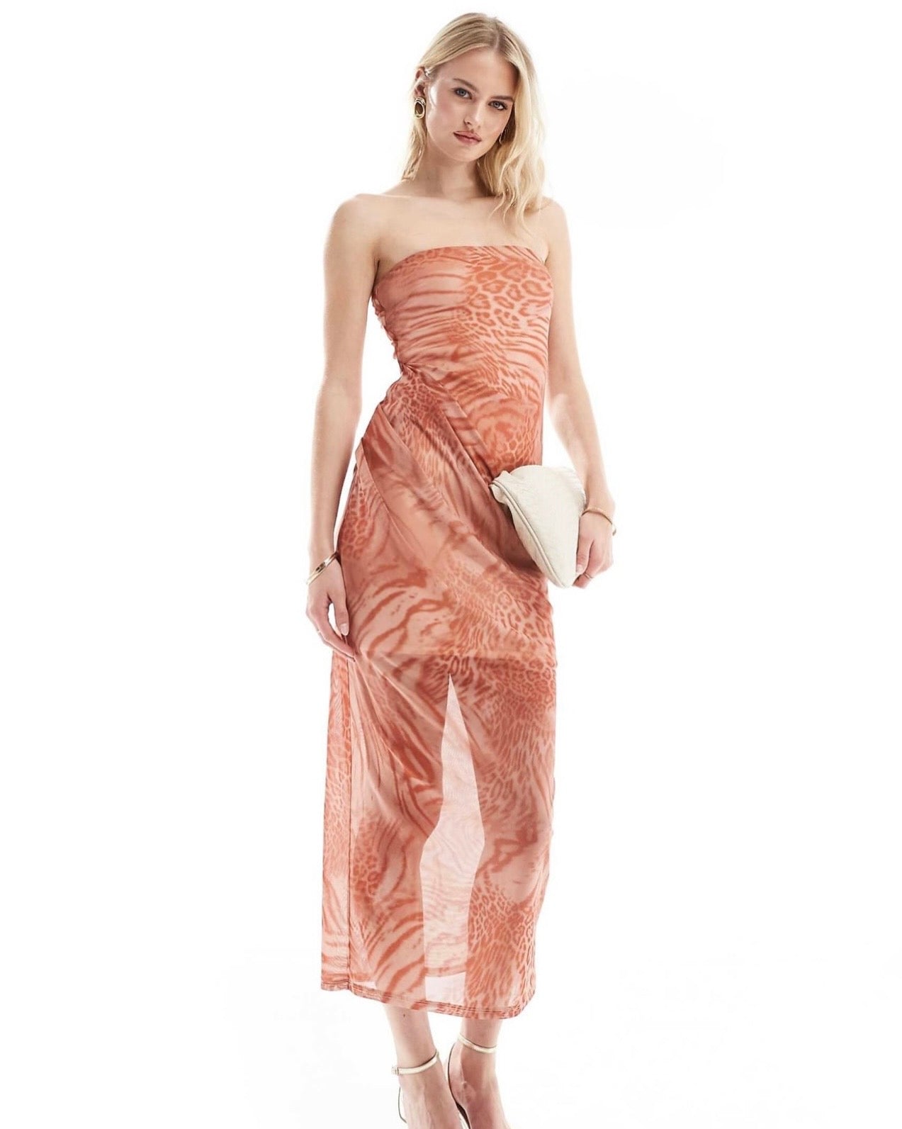 Pink Leopard Maxi Dress
