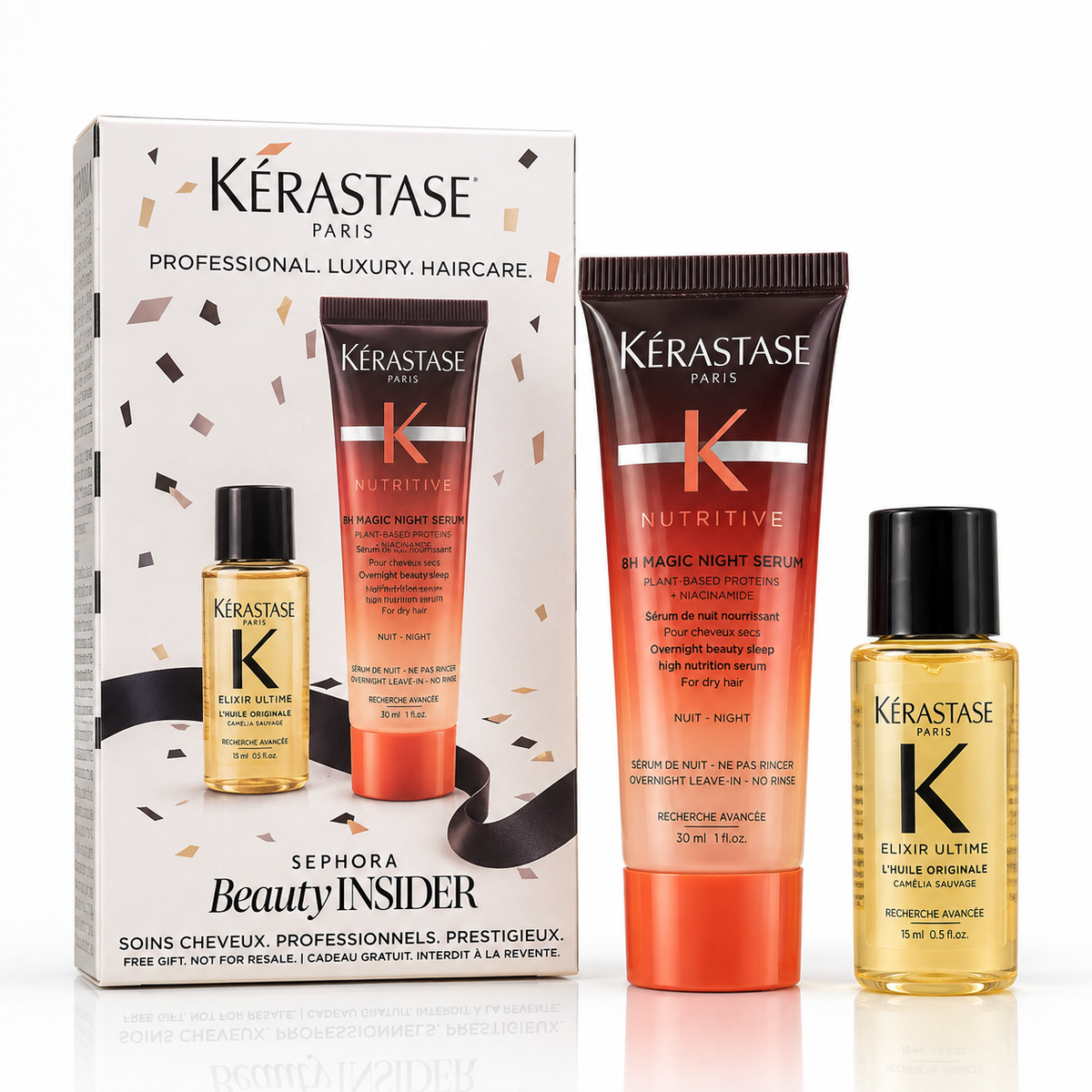 Kérastase Nutritive Haircare Power Duo — 8H Magic Night Serum + Elixir Ultime