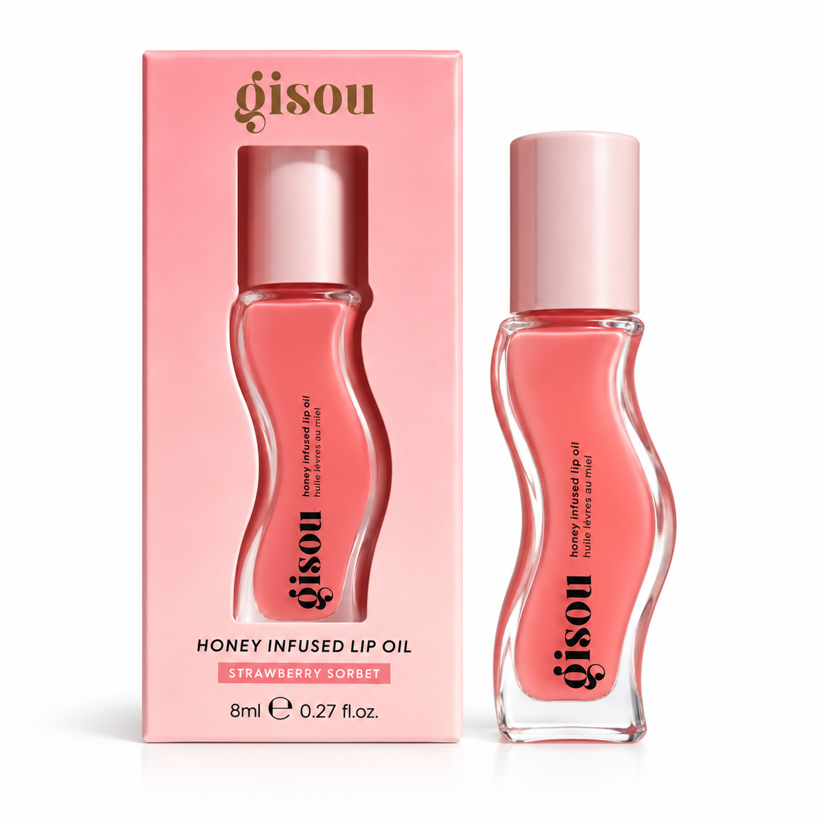 Gisou Honey Infused Lip Oil – Strawberry Sorbet