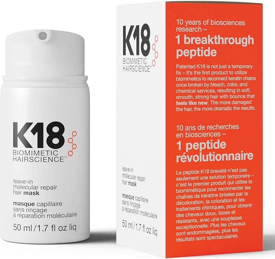 K18, Leave-In, Molecular Repair Hair Mask - 50 Ml