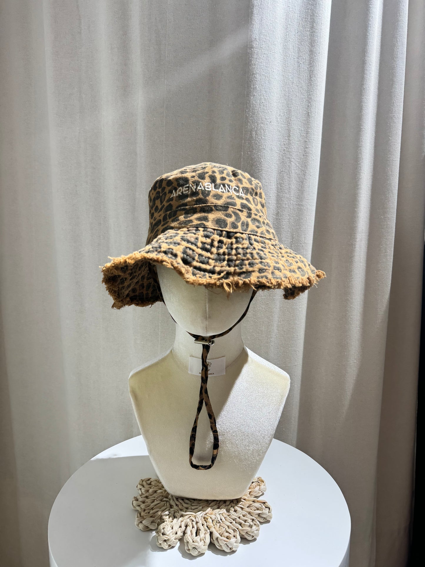 THE BRISA BUCKET HAT ANIMAL PRINT