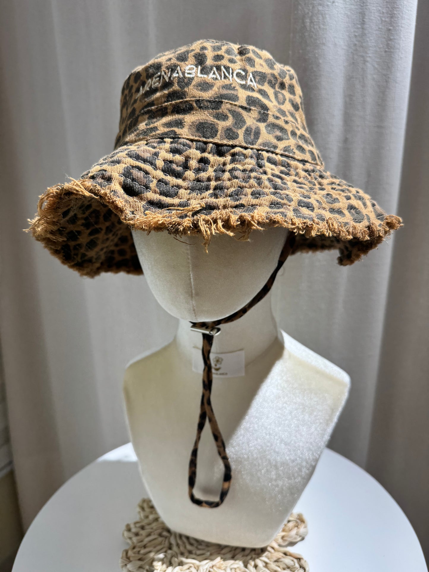 THE BRISA BUCKET HAT ANIMAL PRINT