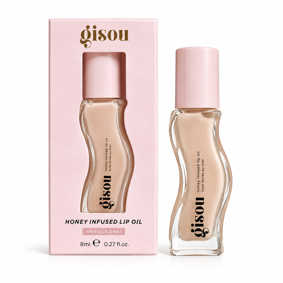 Gisou Honey Infused Lip Oil – Vanilla Chai