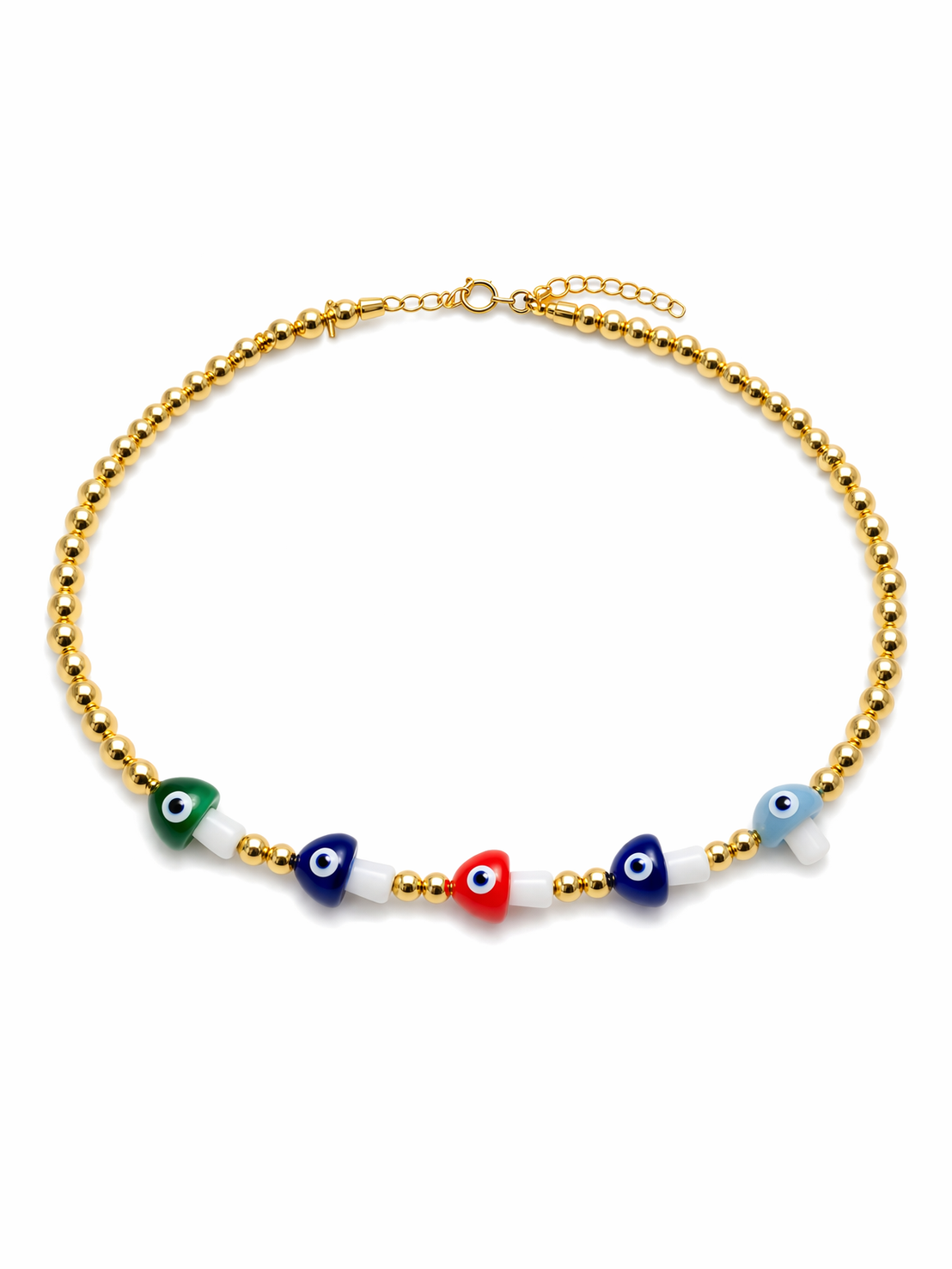 Mushroom Collar - 18k Gold Plated
