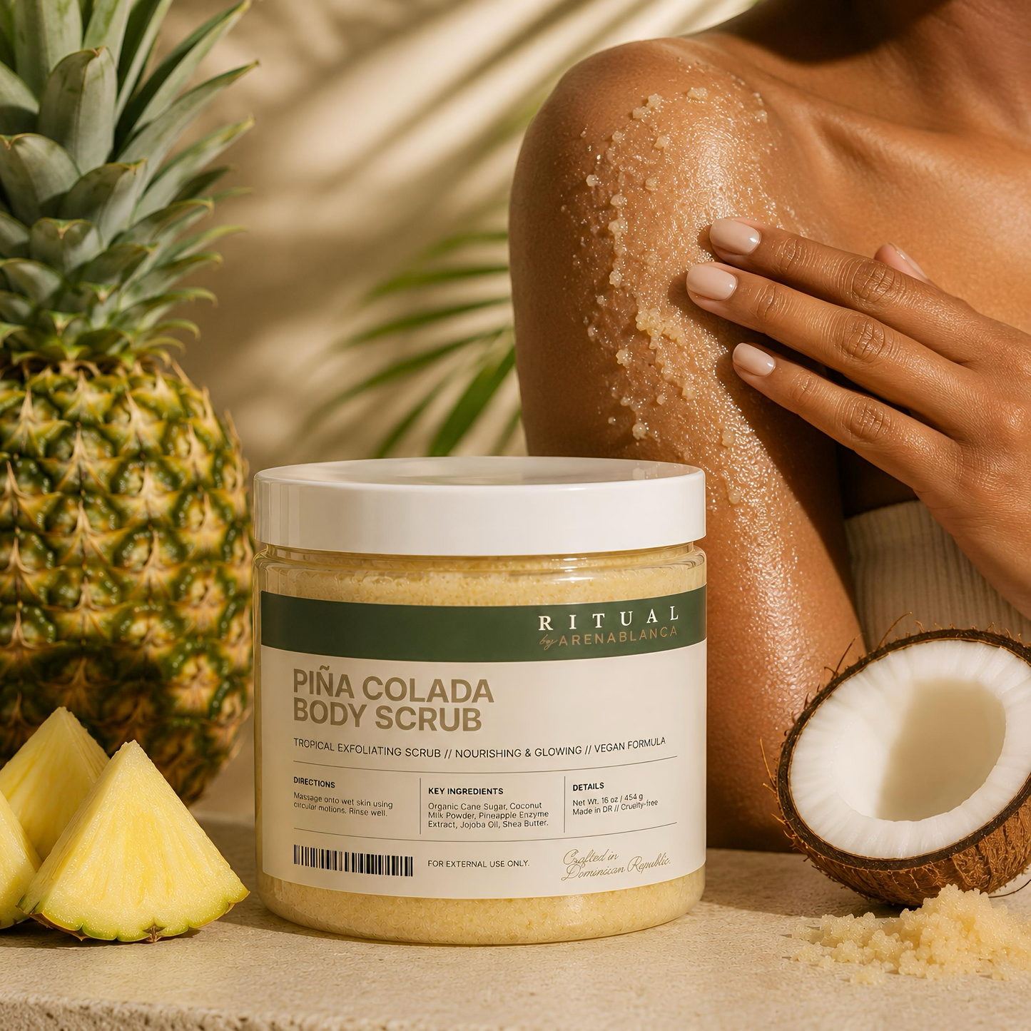 Ritual - Piña Colada Organic Body Scrub (16 onz)