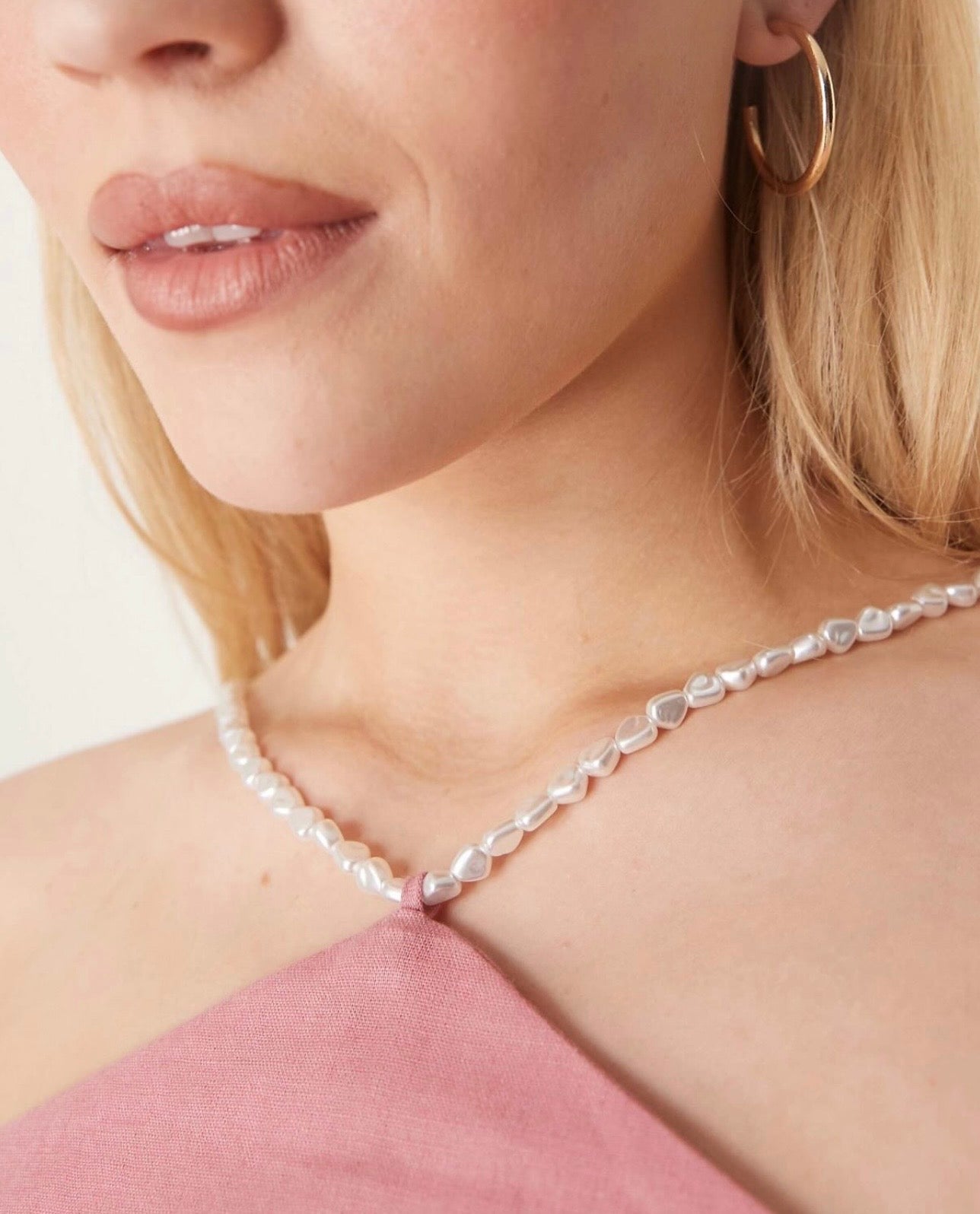 Rosé Pearl Linen Set