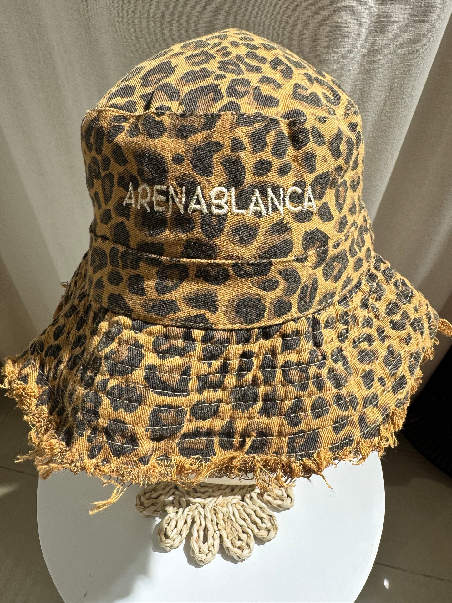 THE BRISA BUCKET HAT ANIMAL PRINT