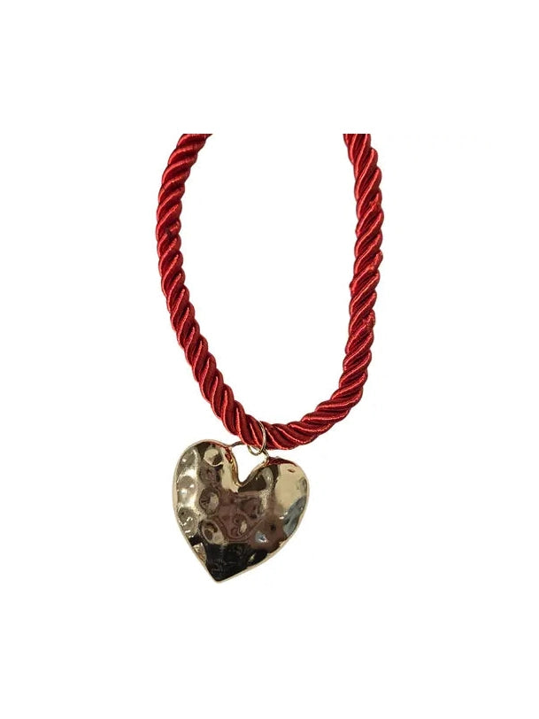 COLLAR ROJO CORAZON