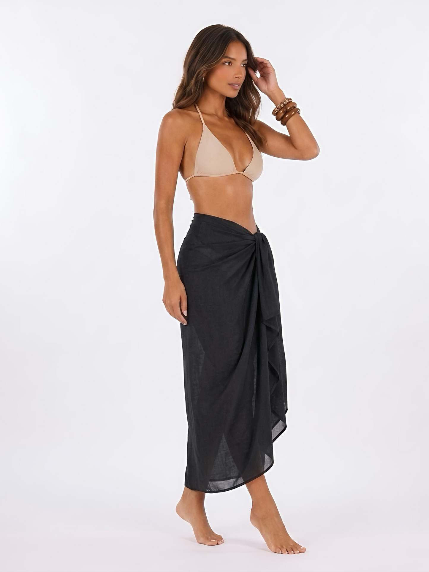 Aura Wrap/ Cover Up - Negro
