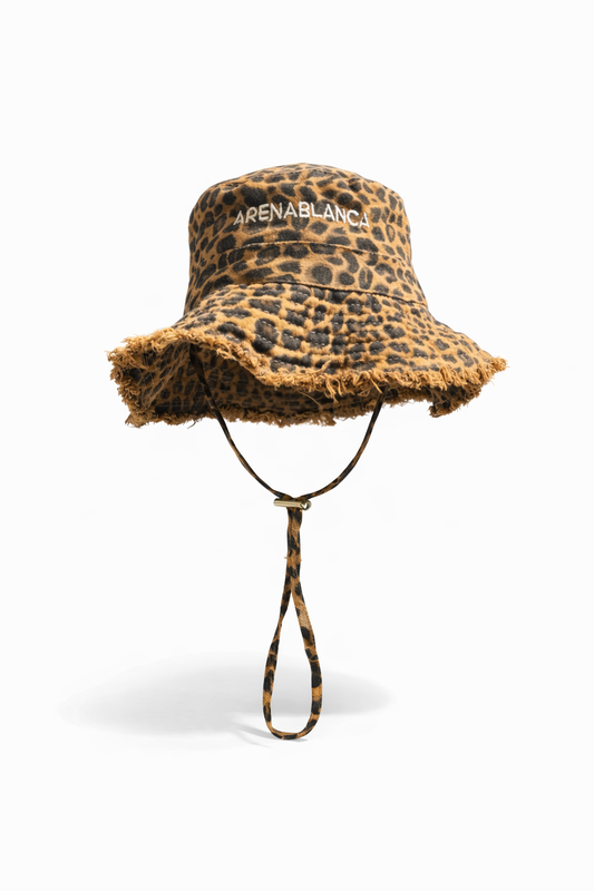THE BRISA BUCKET HAT ANIMAL PRINT