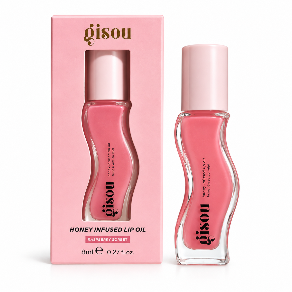 Gisou Honey Infused Lip Oil – Raspberry Sorbet