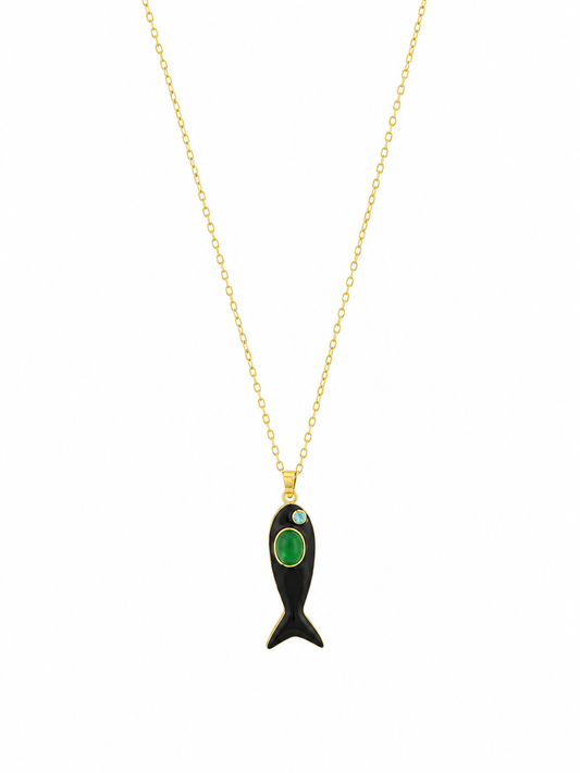 Fish Collar - 18k Gold Plated